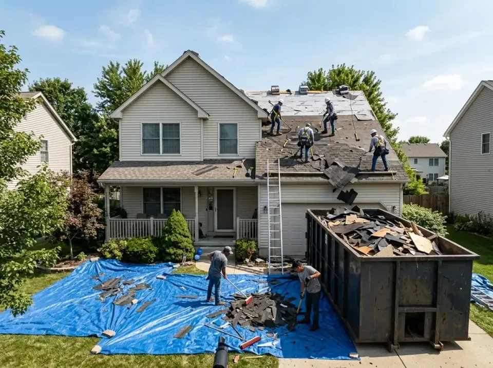 roof-replacement-debris-remova-004 — frequently asked questions, Cheapest Dumpster Rentals in Warsaw, IN
